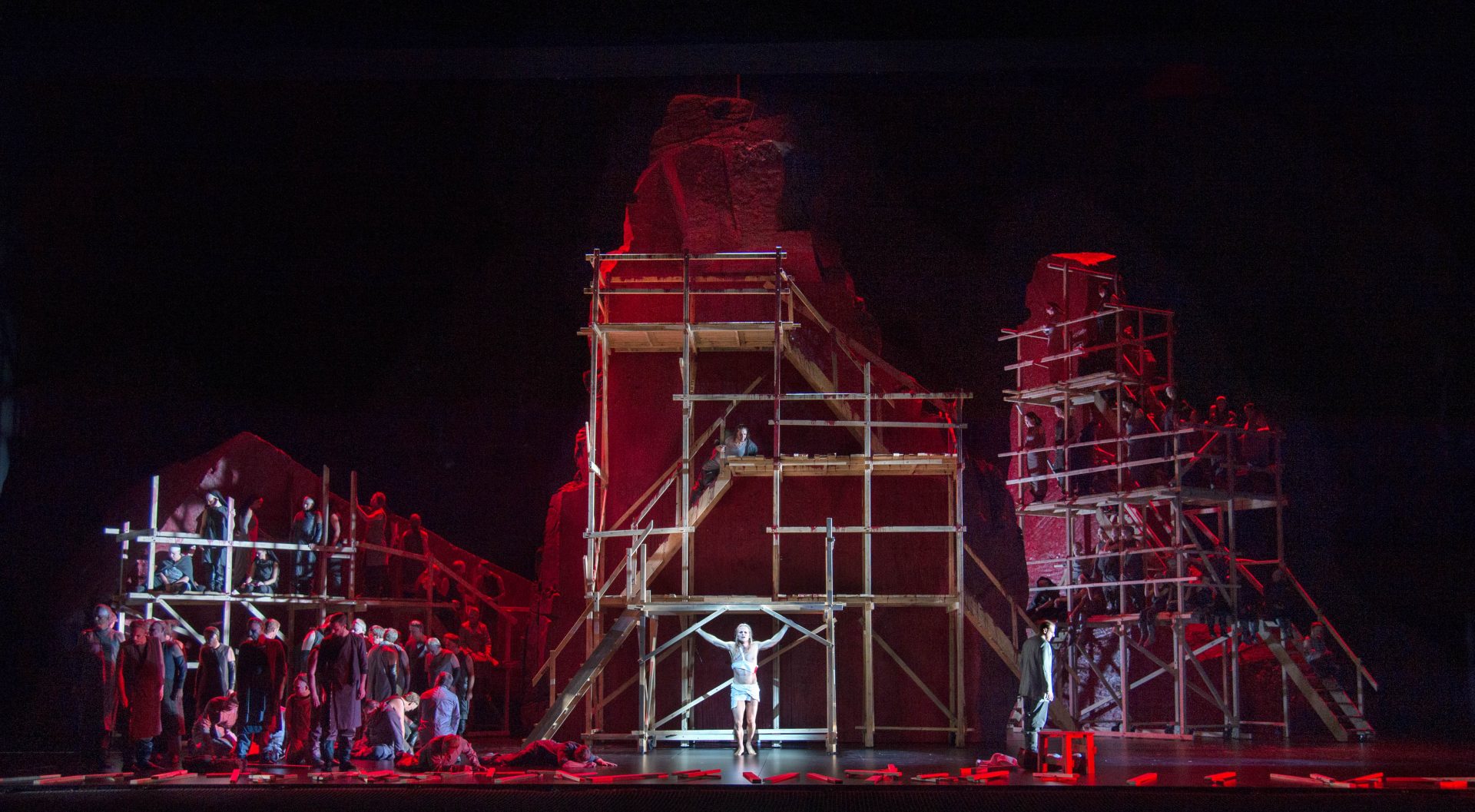 Ryan McKinny (Amfortas), Koor van de Nationale Opera
