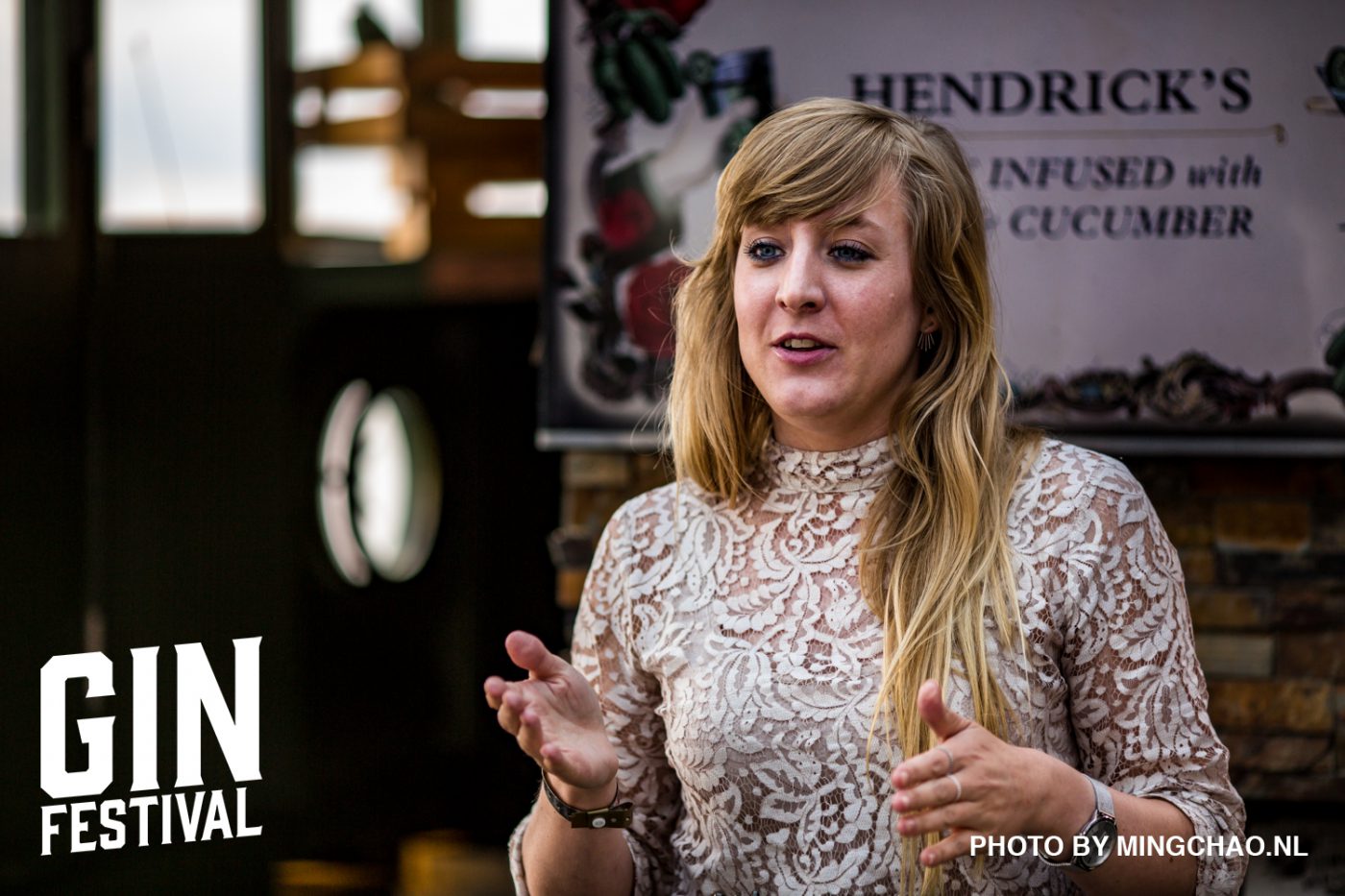 Jennifer "Ginnifer" de Jong - brand ambassador voor Hendrick's Gin en Komkommereconoom